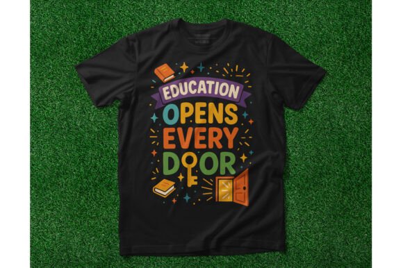 Education Opens Every Door: A Polished Graphic Design Asset for Content Creators