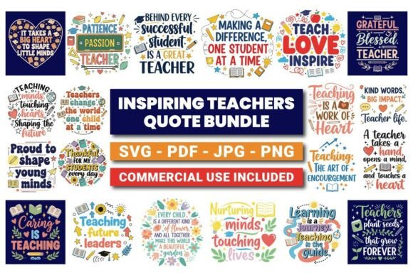 Inspiring Teachers Quote Bundle