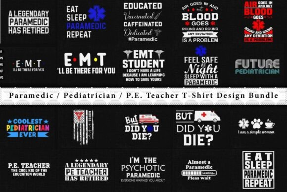 Mixed Medical Teacher Design Bundle: A Bold Creative Kit for Commercial Projects