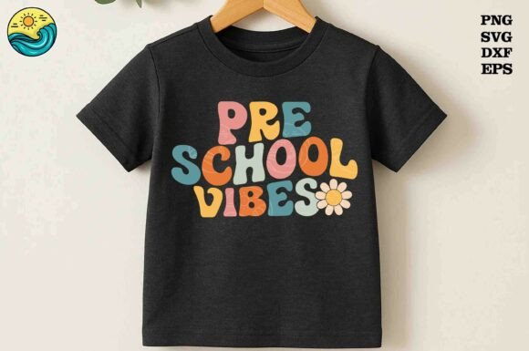 Preschool Vibes SVG: A Playful Graphic Design Asset for Local Business Branding